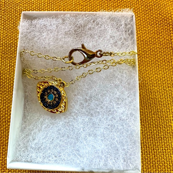 Handmade evil eye necklace 🧿 - Picture 4 of 4